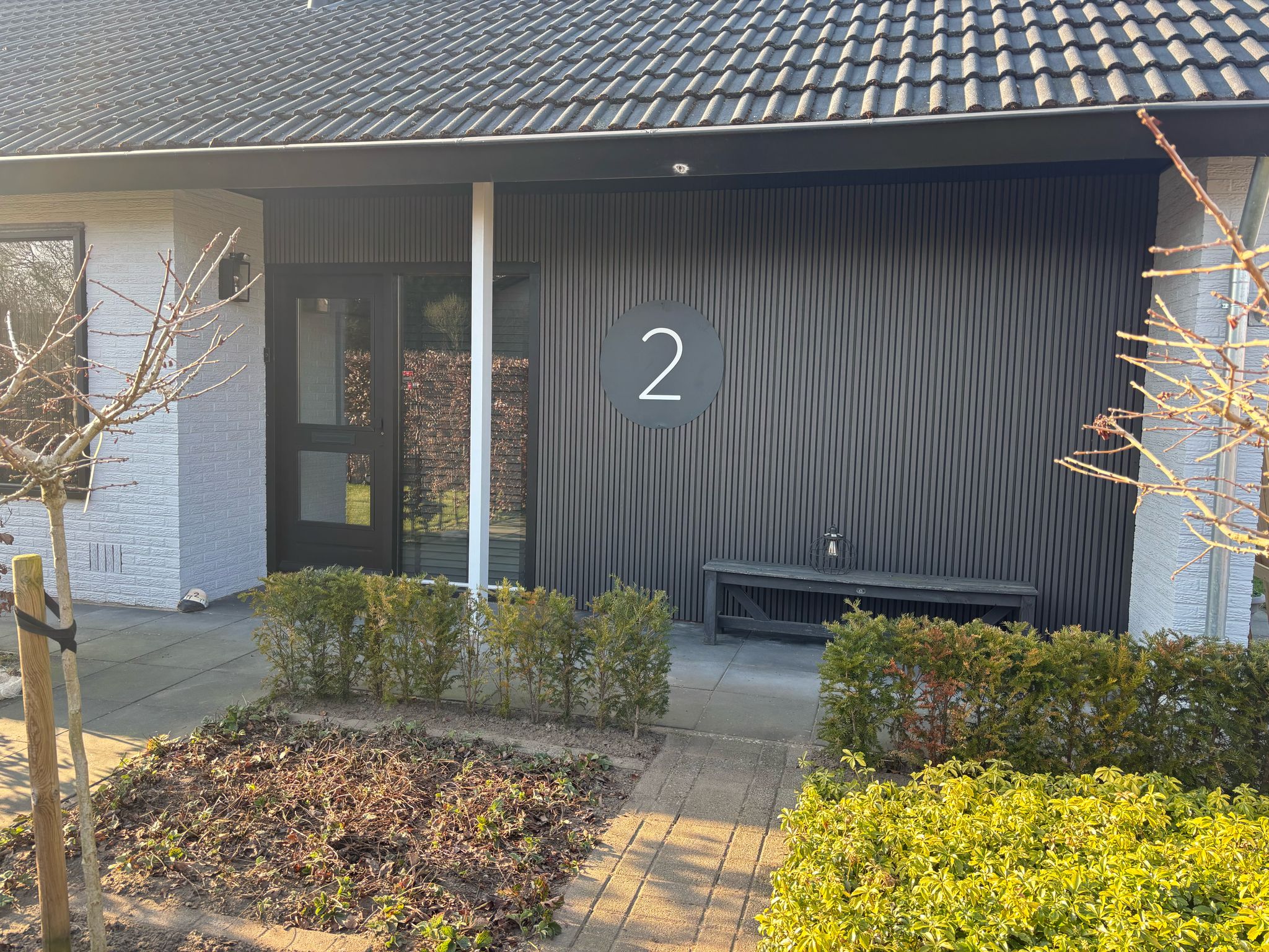 Foto: Gevelbekleding grijs antaciet