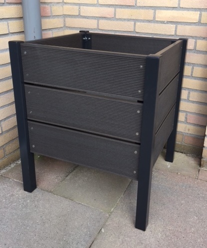 Foto: bloembak antraciet