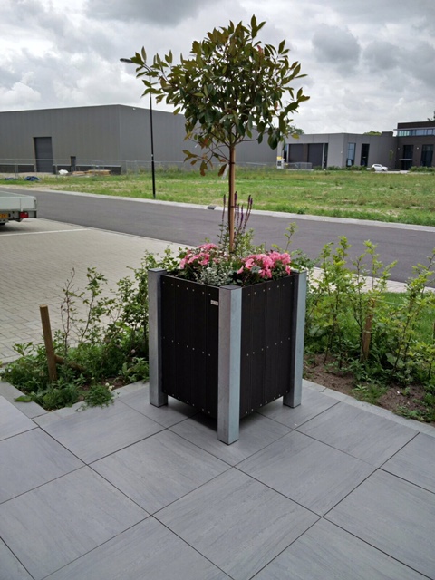 Foto: boombak verzinkt gevuld