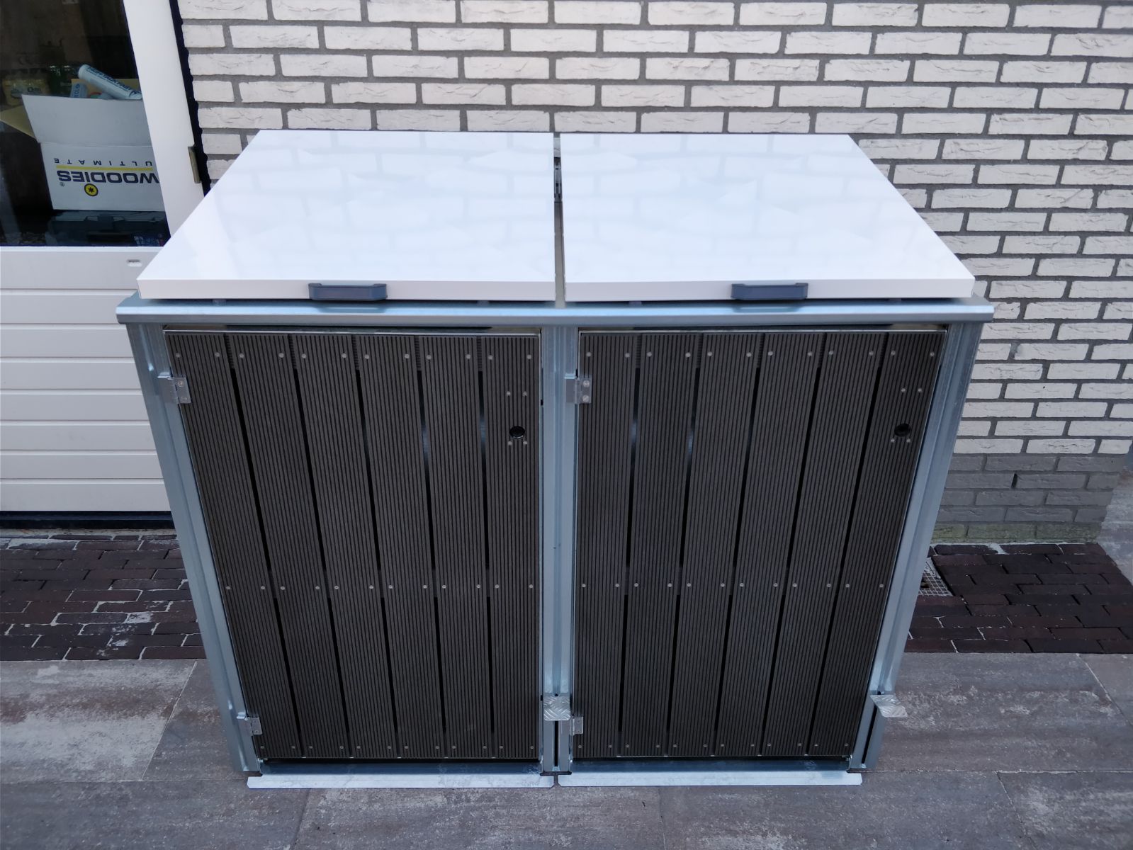 Foto: container ombouw 2 wit