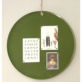 Foto: el by deensnl magneetbord marie olijfgroen