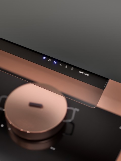 Foto : Virgola inbouwafzuigkap, compact design met maximale prestaties