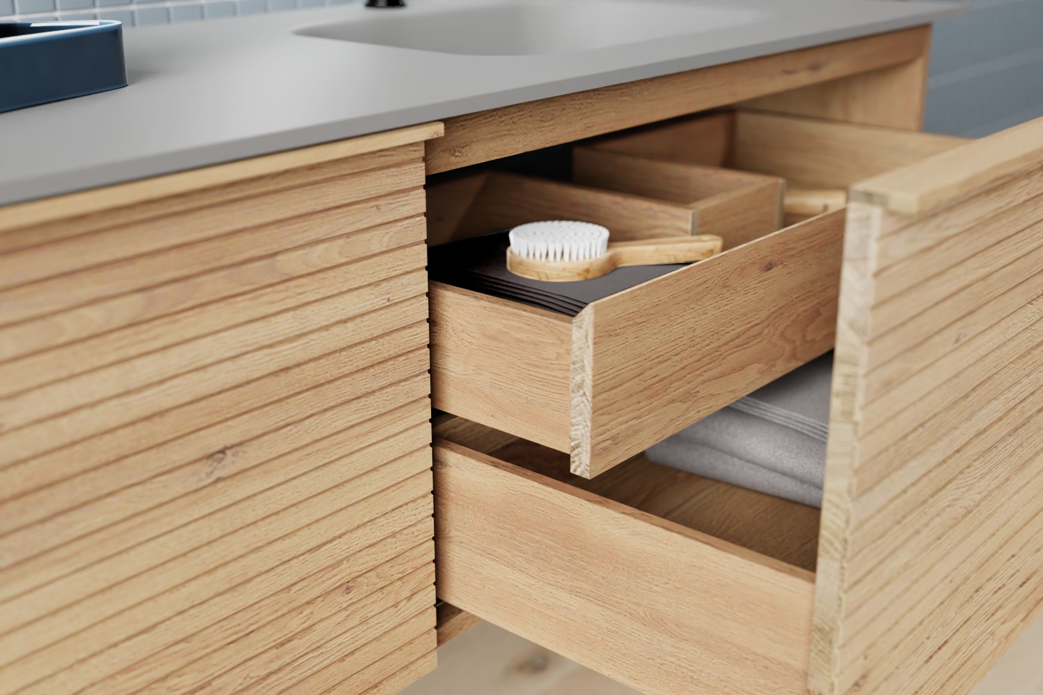 Foto: Forma horizontal natOak detail