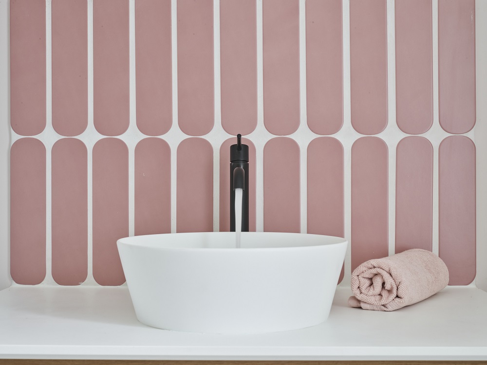 Foto : Badkamertrend: de roze badkamer