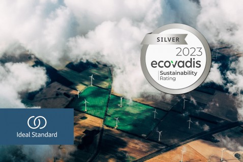 Foto : Ideal Standard ontvangt zilveren medaille van EcoVadis voor duurzaamheid