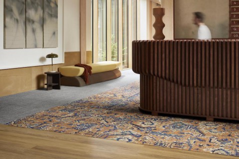 Foto : Interface introduceert internationale tapijttegelcollectie Past Forward