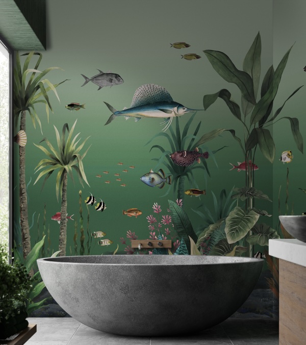 Foto: Aquarium_behang