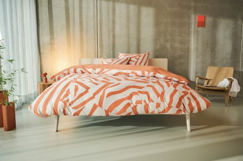 Foto : Ontwaak de lente in je slaapkamer met de voorjaarscollectie bedtextiel '24 van Auping