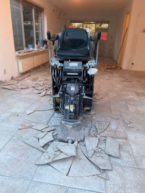 Foto : Oude vloer verwijderen?