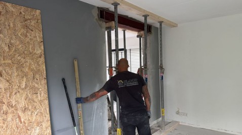 Foto : De eerste stap bij een verbouwing