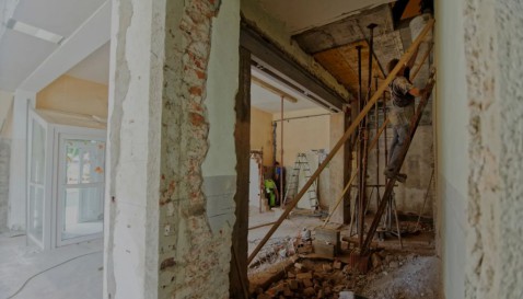 Foto : Renoveren en toch thuis blijven douchen, koken en naar het toilet