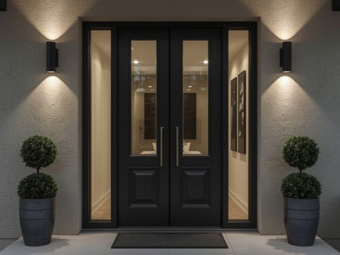 Foto : Deurbeveiliging in en rondom huis