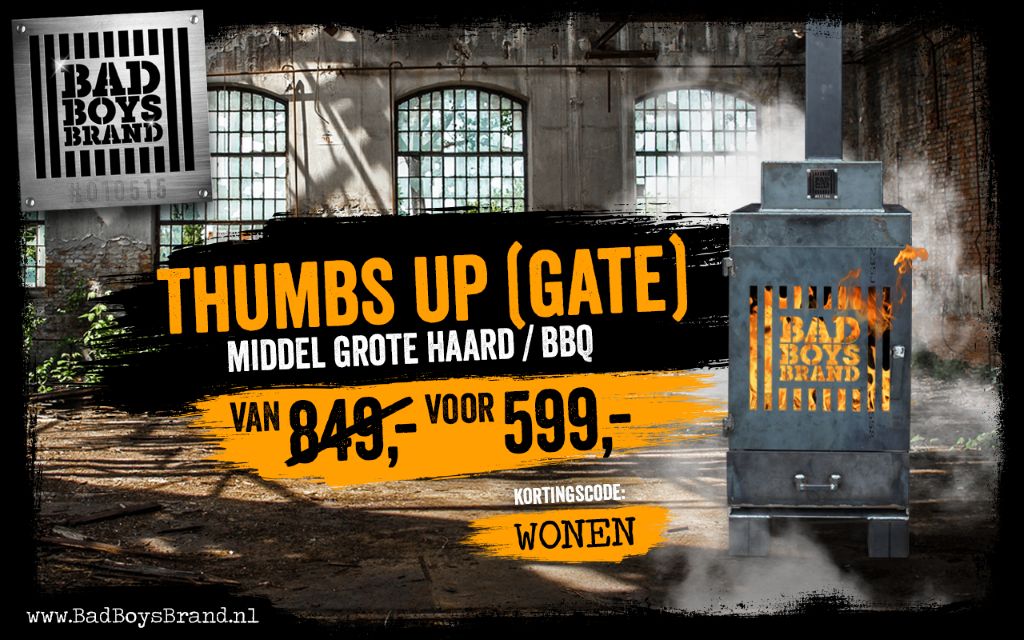 Foto: Wonennl-Bad-Boys-Brand-Thumbs-Up-Gate-actie-Wonennl