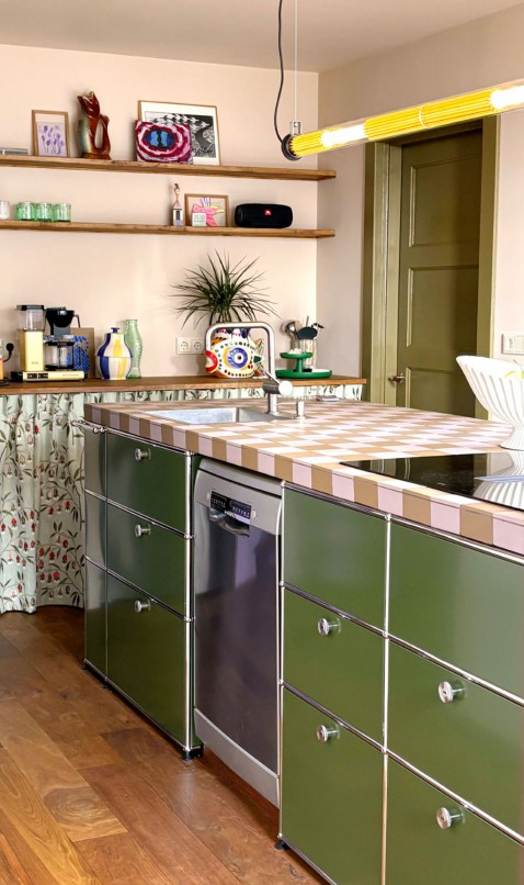 Foto : USM maakt van de keuken een modulair meubelstuk