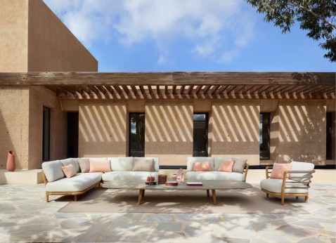 Foto : Van luchtige stoel tot warme teaklounge: