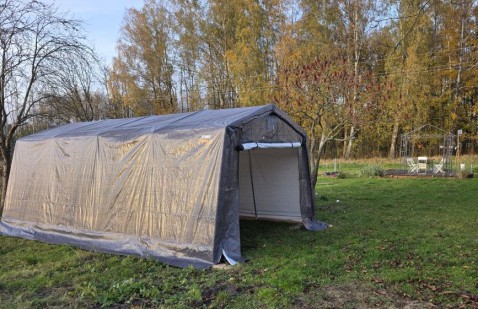 Foto : Garagetenten: praktische bescherming wanneer een vaste garage ontbreekt