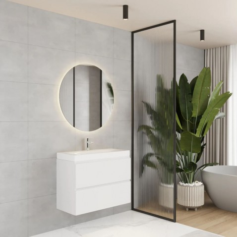 Foto : Badkamermeubel ondiep: de slimme oplossing voor een smal badkamermeubel zonder compromissen