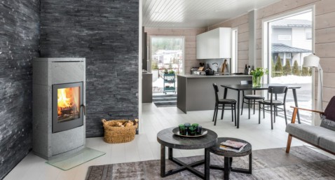 Foto : Finse kachels en haarden: duurzame warmte met Scandinavische rust