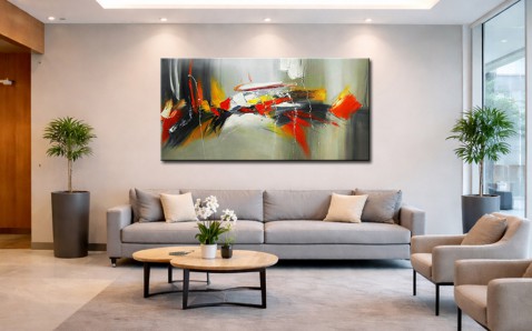 Foto : Durf kleur aan de muur: zo combineer je kunst met je interieur