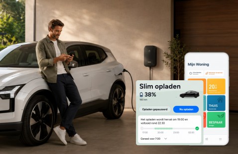 Foto : tado° integreert slim laden van elektrische auto's in hun thuisenergiebeheer-app