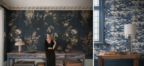 Foto : Sandberg introduceert behangcollectie Villa Como: