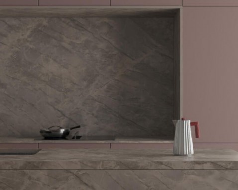 Foto : Arctische schoonheid in huis met Dekton Artik Nodes van Cosentino