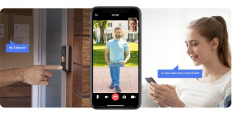 Foto : EZVIZ introduceert videodeurbel met interactief