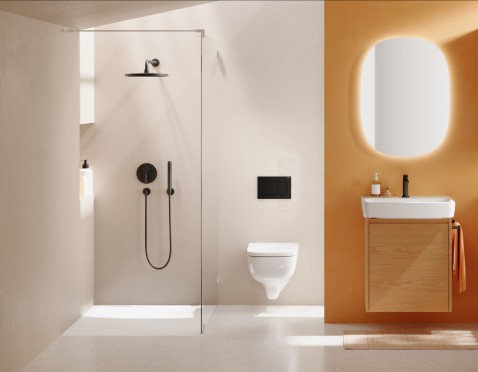 Foto : Elke dag comfortabel douchen met de nieuwe Geberit CleanFloor30