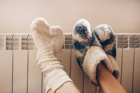 Foto : Geitenwollen sokken maken je huis klaar voor de winter