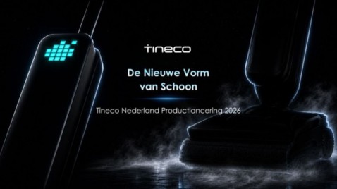 Foto : Tineco lanceert officieel in de Benelux met een nieuwe generatie slimme vloerreinigers