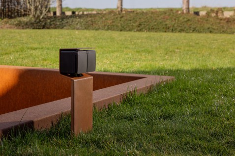 Foto : Stroom in de tuin zonder in te leveren op design: