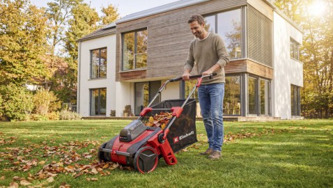 Foto : Einhell introduceert slimme bladverzamelaar op accu