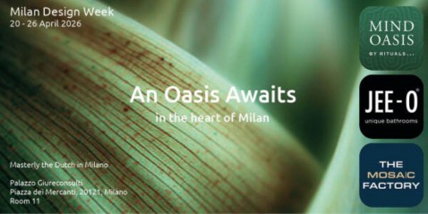 Foto : Een oase van rust tijdens Milan Design Week