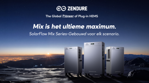 Foto : Zendure introduceert de SolarFlow Mix-serie in Europa: