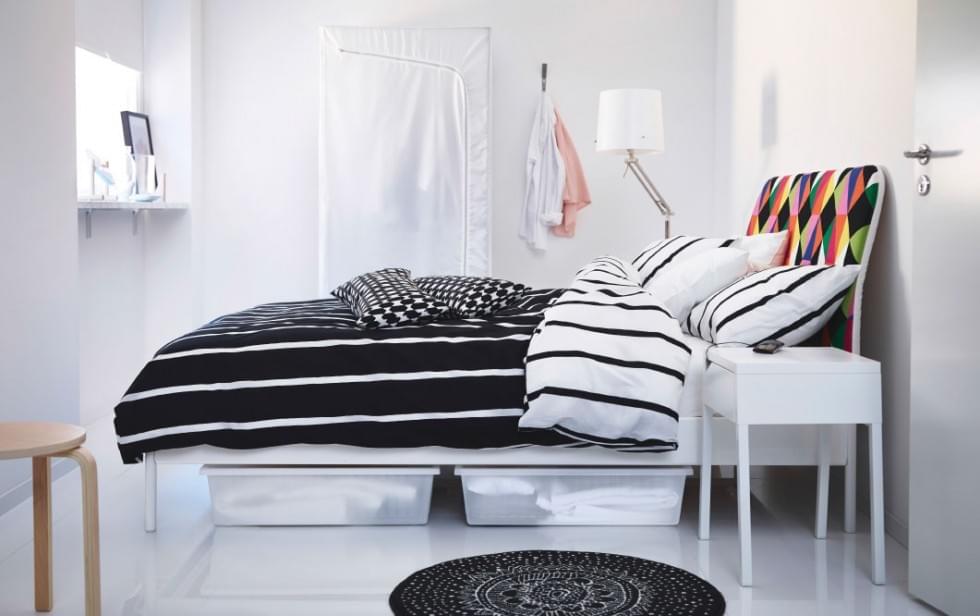 grafisch-Ikea-zwart-wit-streep-beddengoed-dekbedovertrek-mooi-kopen-materiaal-linnen-katoen