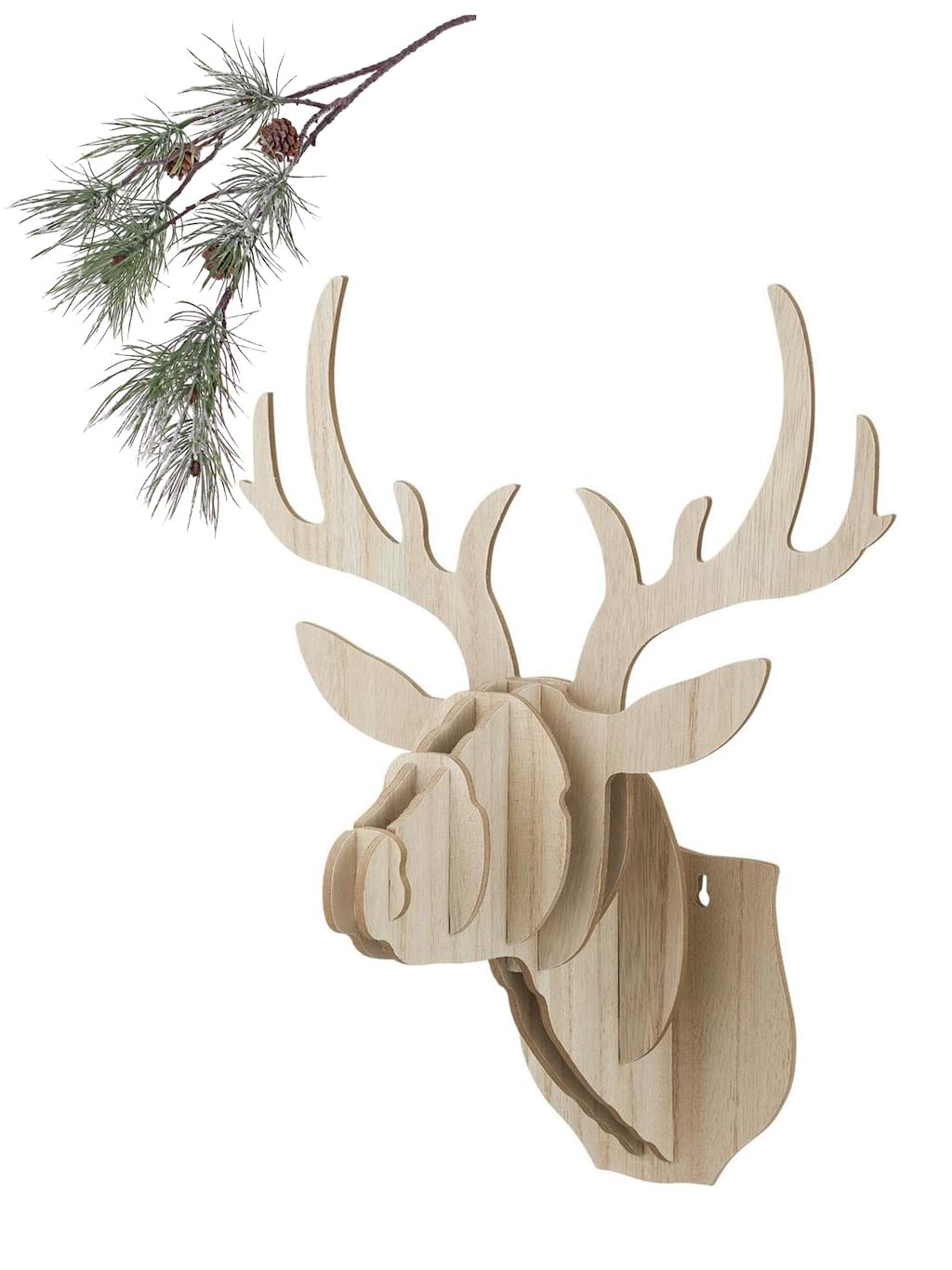 kerst-decoratie-accessoires-rendier-hert-eland-hout-Hema