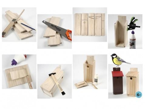 Foto : Superleuke DIY: maak zelf een vogelhuisje van hout