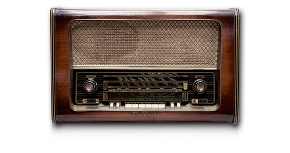 Foto: Grannies-vintage-radio-bluetooth-systeem
