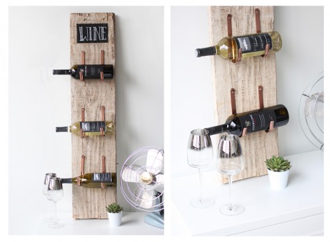 Foto : DIY wijnrek