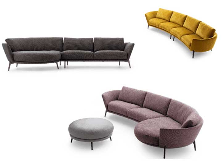 De lucht Voor type Kreet Leolux zet Italiaans design in de schijnwerpers op IMM - bankstel - meubels  - WONEN.nl