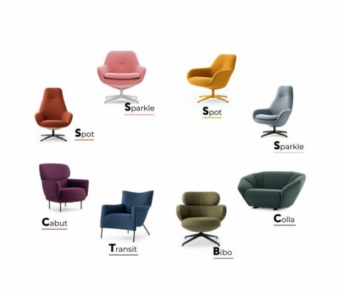 Foto : Dit zijn de acht kleurrijkste fauteuils van Pode