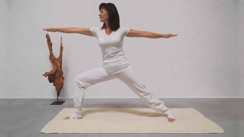 Foto : Yoga-artikelen van allnatura: natuurlijk en getest op schadelijke stoffen