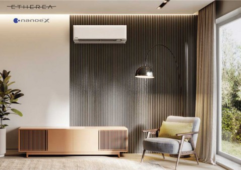 Foto : Nieuwe Etherea airconditioning van Panasonic met nanoe™X-technologie