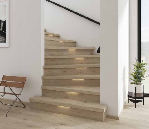 Foto : COREtec® Floors lanceert met COREtec® Stairs eigen trappencollectie