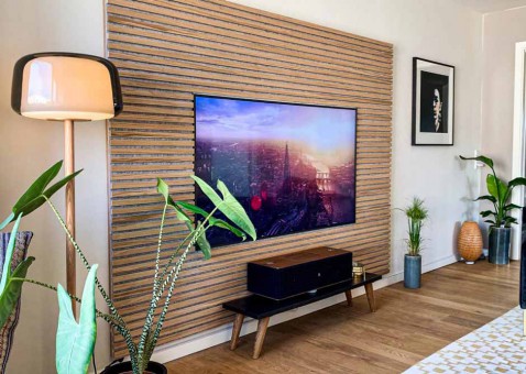 Foto : Duurzame wandpanelen met geluiddempende werking