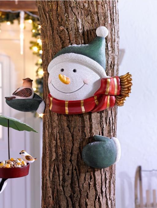 Klingel: boomdecoratie sneeuwpop.