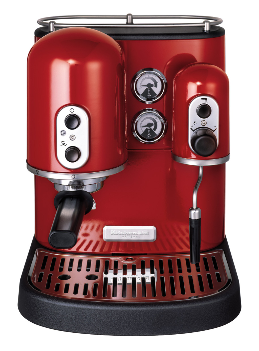 KitchenAid espressomachine rood. Bron: KitchenAid.
