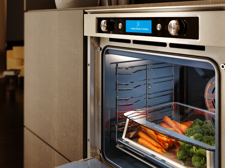 Gastronomisch gegaard: KitchenAid Twelix Artisan-oven is uitgerust met revolutionaire technologie.