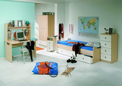 Foto : De kinderkamer opruimen