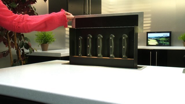 S-Box: revolutionair opbergsysteem in de keuken. Geïntegreerde opbergsystemen voor de keuken van S-Box.